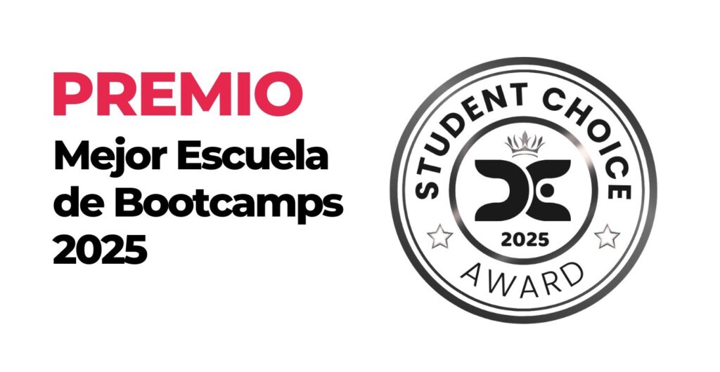Premio Student Choice Awards Mejor Escuela de Bootcamps