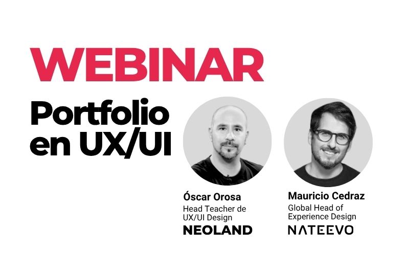 Webinar para aprender a hacer un buen portfolio UX/UI