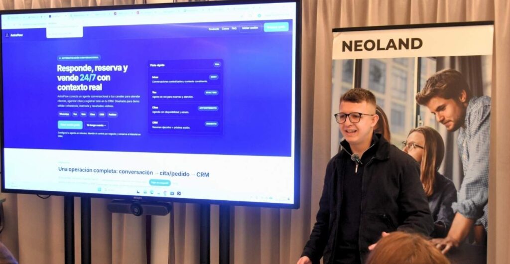 Astraflow es un agente de IA creado por un alumno del Bootcamp de Web Development